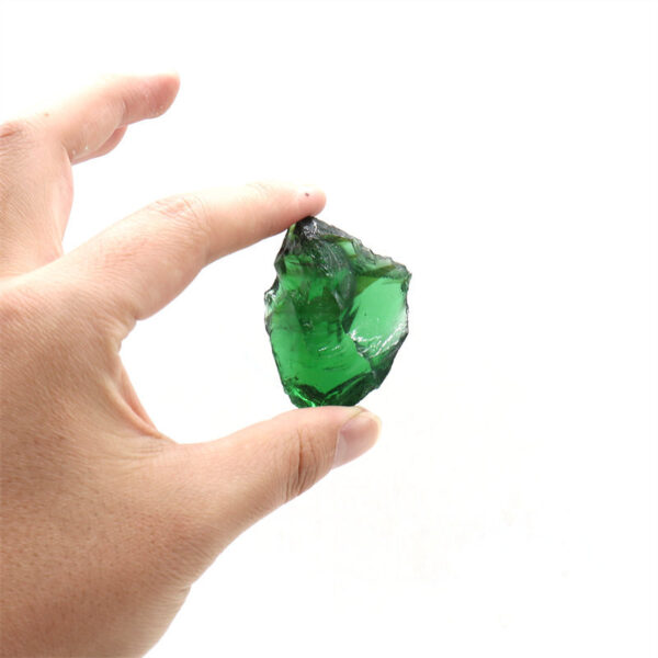 green glass rock fire glass