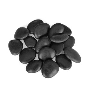 Black pebble stone