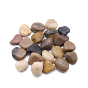 Mixed Polished Pebble Stones for Landscaping