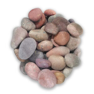 Natural Red Pebble Stones for Landscaping and Decoration