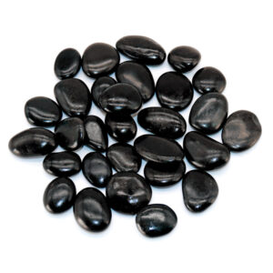 Premium Sino Black Polished Pebbles for Landscaping & Decoration