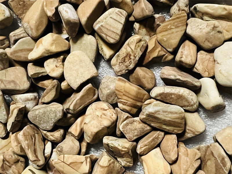 Tumbled Wood Grain Stones - Natural and Smooth Pebbles for Landscaping