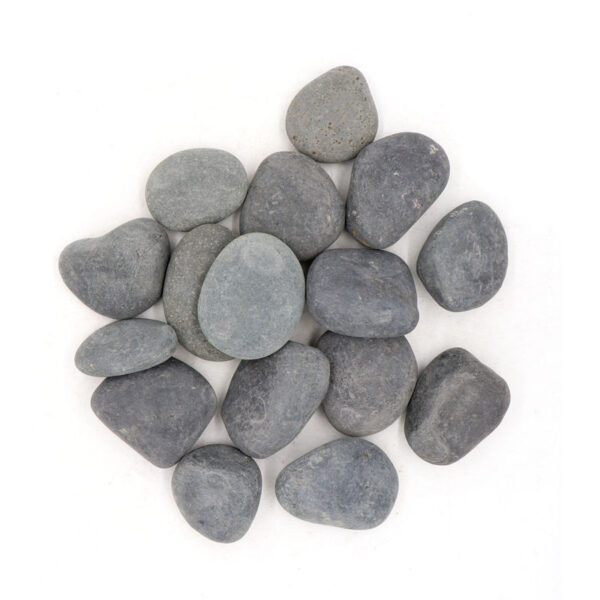 black pebbles