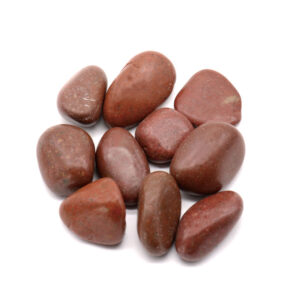 A-Grade Red Polished Pebbles for Landscaping & Décor